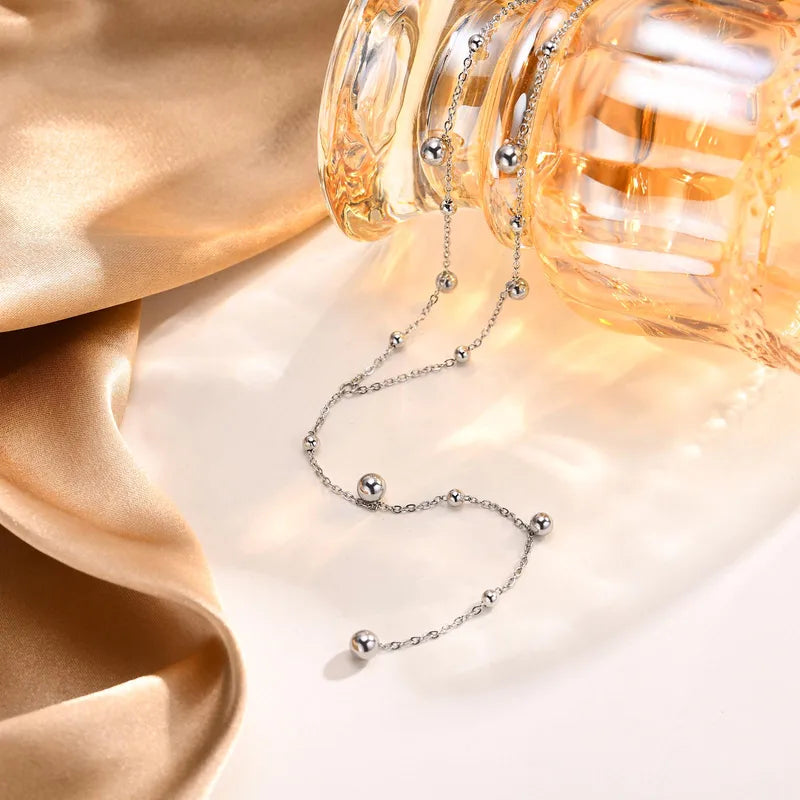 Collier long doré