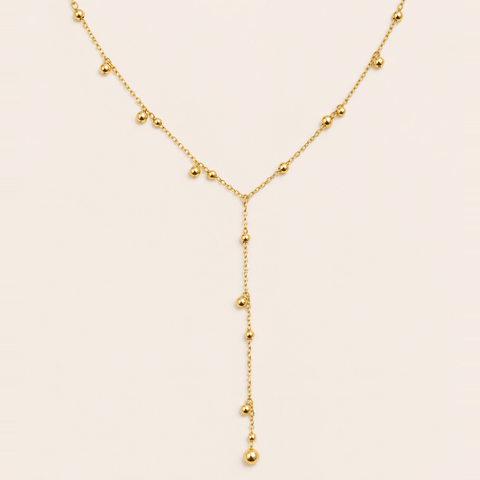 Collier long doré